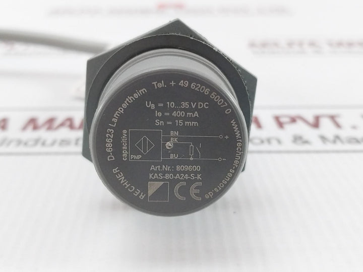 Rechner Kas-80-a24-s-k Capacitive Proximity Sensor 10–35Vdc 15Mm