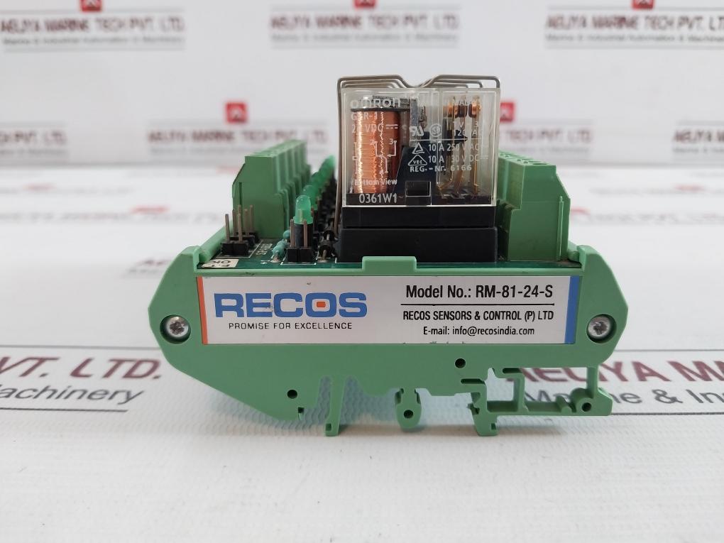 Recos Rm-81-24-s Relay Card 94V-0
