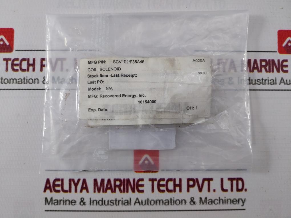 Recovered Energy Scv102/F35A46 Solenoid Coil 10154000