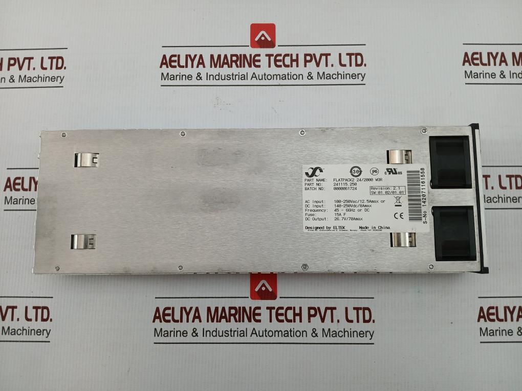Rectifier Module Flatpack2 24/2000 Wor Eltek 26.7V/70A Max 241115.250