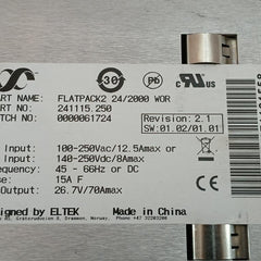 Rectifier Module Flatpack2 24/2000 Wor Eltek 26.7V/70A Max 241115.250