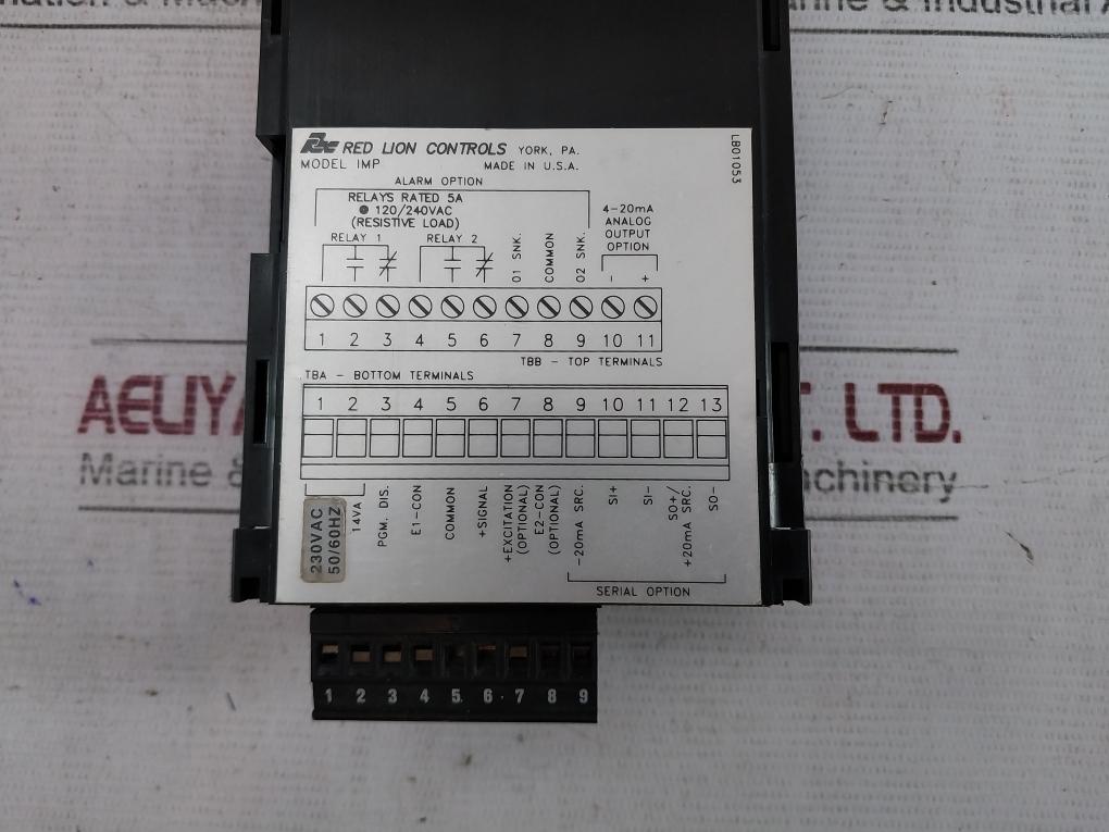 Red Lion Controls Imp20112 Process Controller 230 Vac 50/60 Hz Lb01053