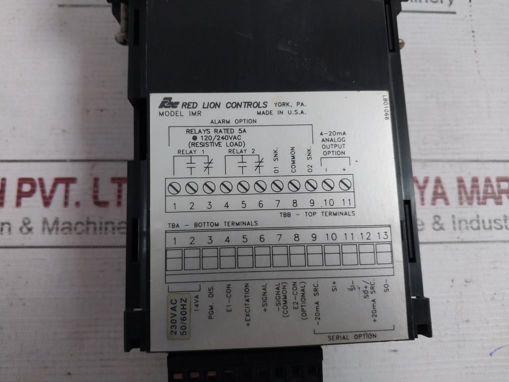 Red Lion Controls Imr Apollo Intelligent Meter Controller 4-20Ma 230Vac 50/60Hz