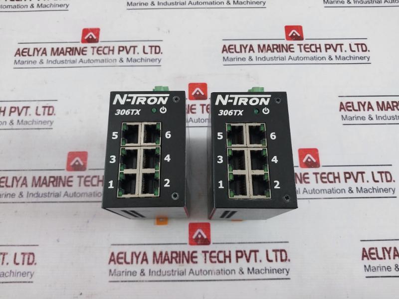 Red Lion N-tron 306Tx Unmanaged Industrial Ethernet Switch Phoenix Contact Base