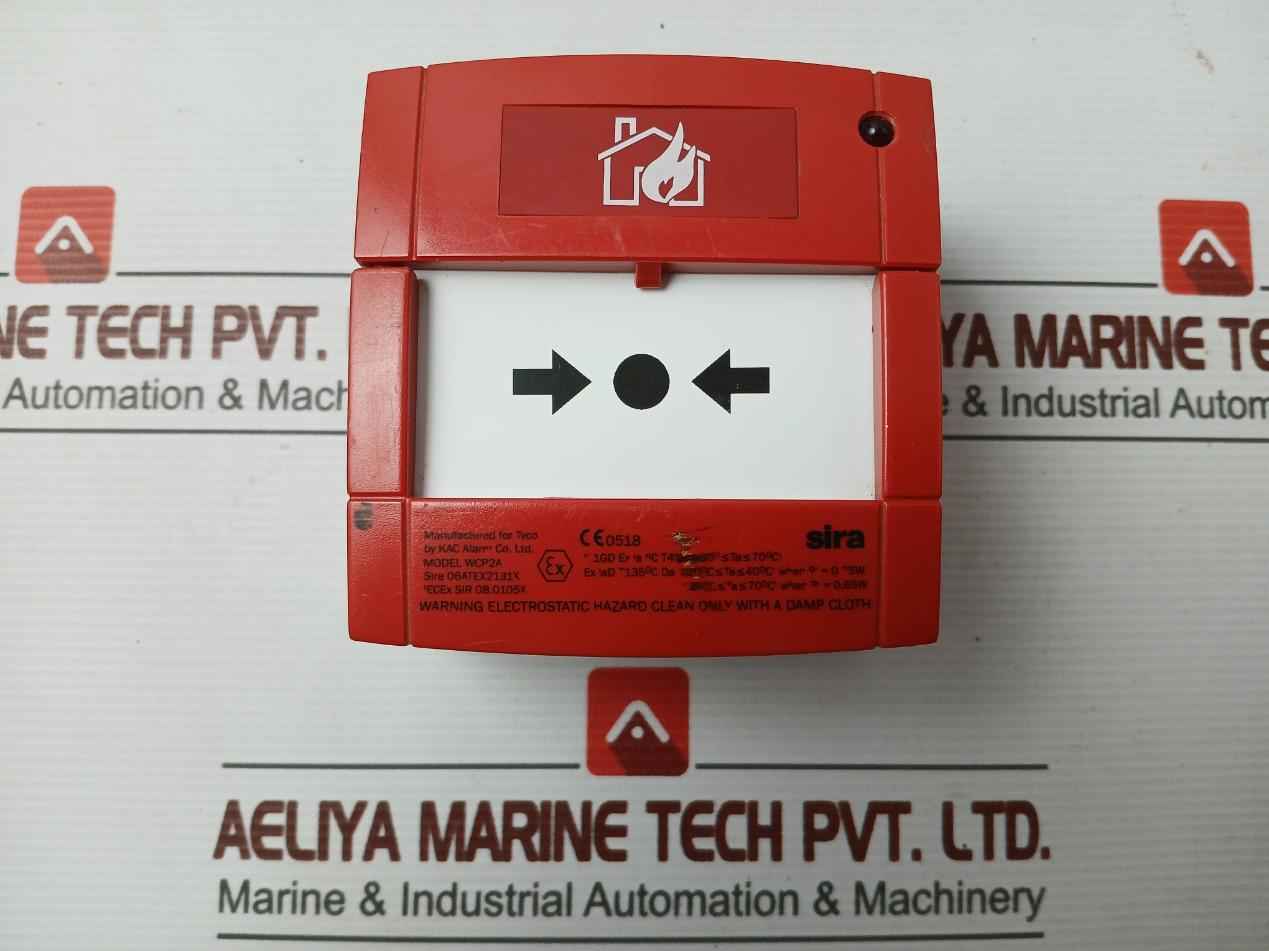 Red Waterproof Break Glass Call Point Wcp2A Brand Kac -20˚C Ta 70˚C