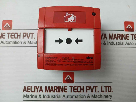 Red Waterproof Break Glass Call Point Wcp2A Brand Kac -20˚C Ta 70˚C