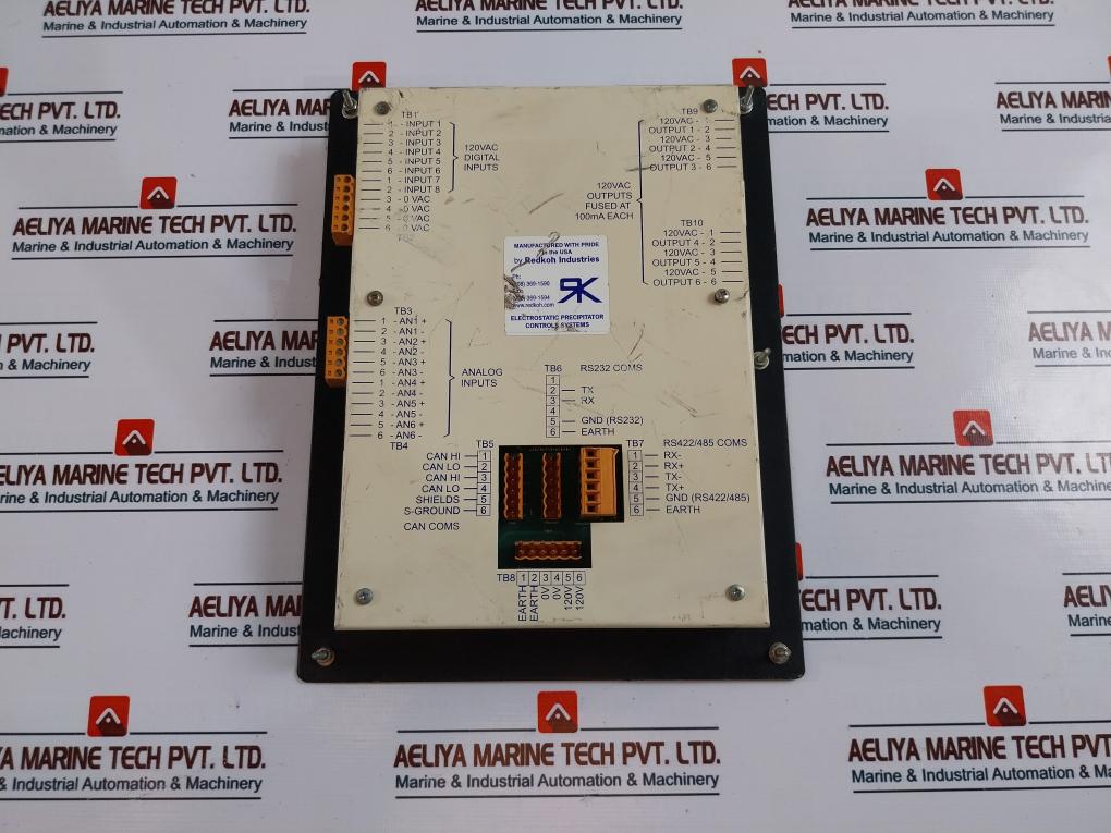 Redkoh DCSIM Electrostatic Precipitator Control Systems 120VAC