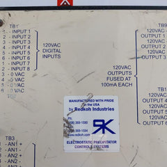 Redkoh DCSIM Electrostatic Precipitator Control Systems 120VAC