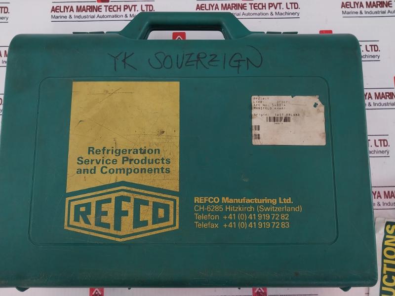 Refco 4-way Electronic Manifold Case -1 To +30 Bar
