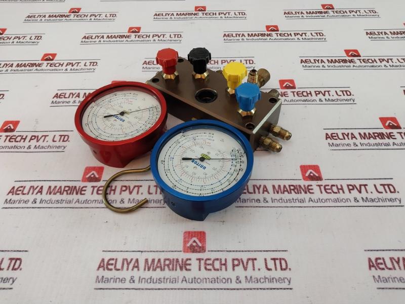 Refco 4-way Electronic Manifold Case -1 To +30 Bar