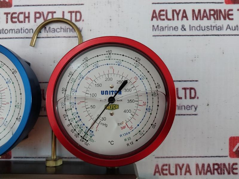 Refco 4-way Electronic Manifold Case -1 To +30 Bar