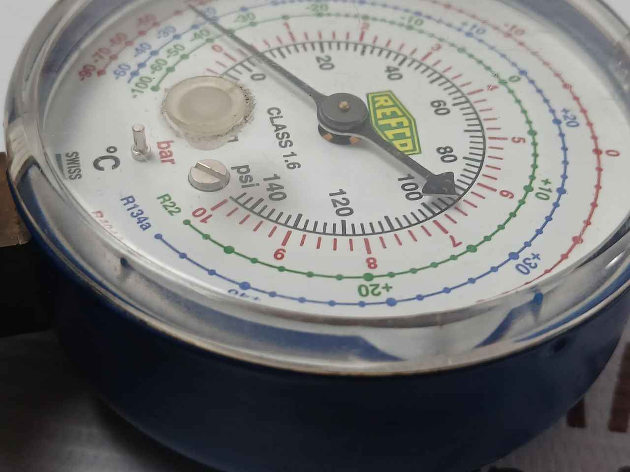 Refco Refrigeration Service Manifold With Charging Hose Set 30 Bar/430 Psi