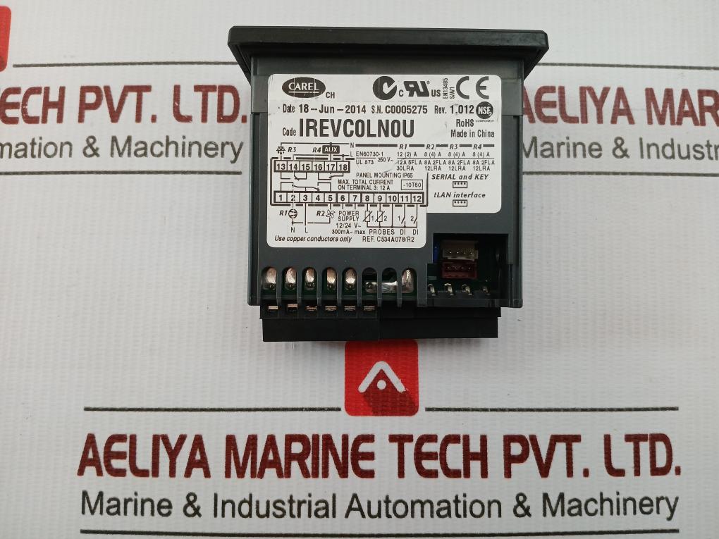 Refrigeration And Temperature Controller 12/24V Carel Irevc0Ln0U