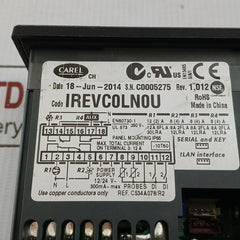Refrigeration And Temperature Controller 12/24V Carel Irevc0Ln0U
