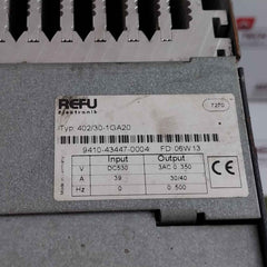 Refu 402/30-1Ga20 Power Conversion Module Dc 530V 39A 9410-43447-0004