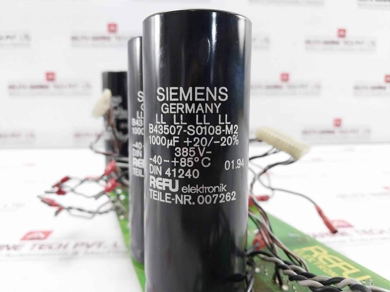 Refu Elektronik 0011032/A1 Capacitor Board Ls 02627/0008, Bs11031.101