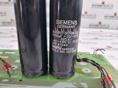 REFU ELEKTRONIK 0011032/A1 PCB Two Sided Module W/ Siemens Capacitor B43507-S01