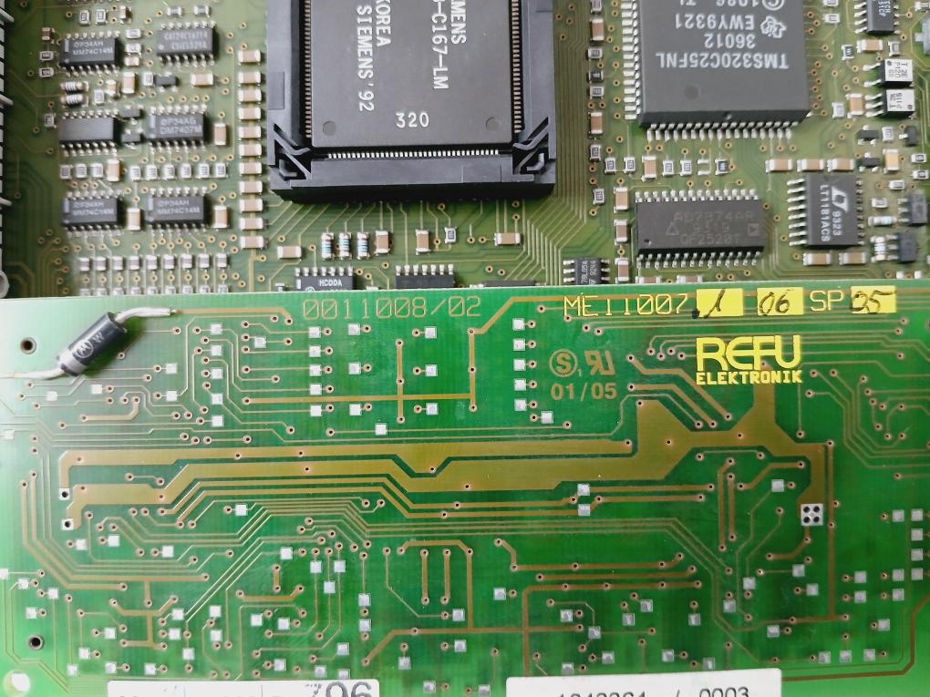 Refu Elektronik Me11007.1 06 Sp 05 Printed Circuit Board