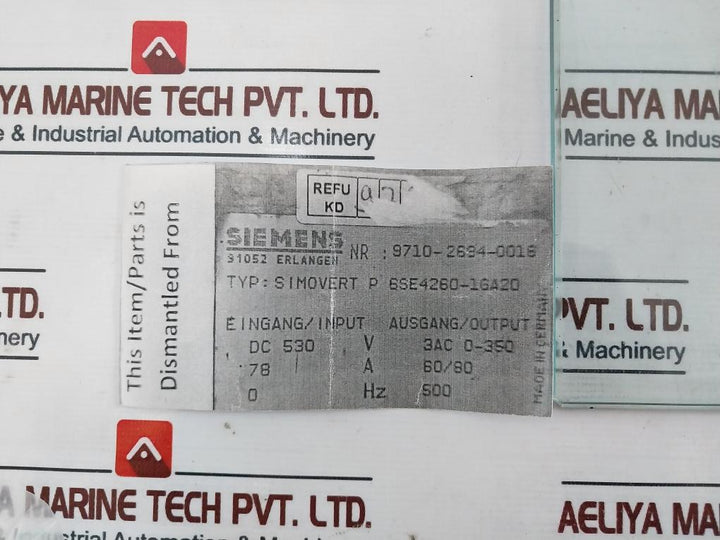 REFU ELEKTRONIK SE1105100 Current Module Lt 100-p