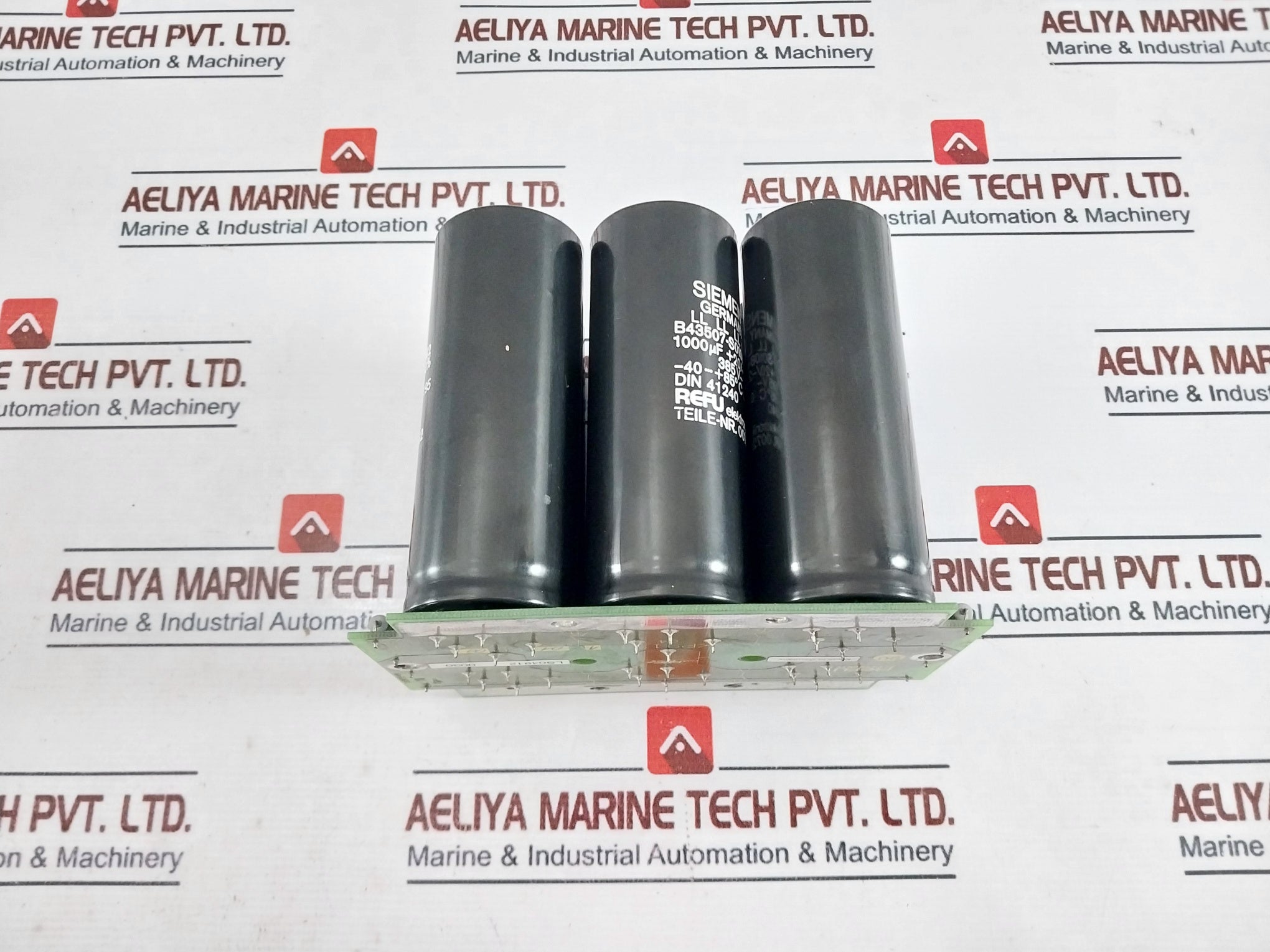 Refu Elektronik/ Siemens KP9134.1.01 PC Capacitor Board B43507-S0108-M2 100µf