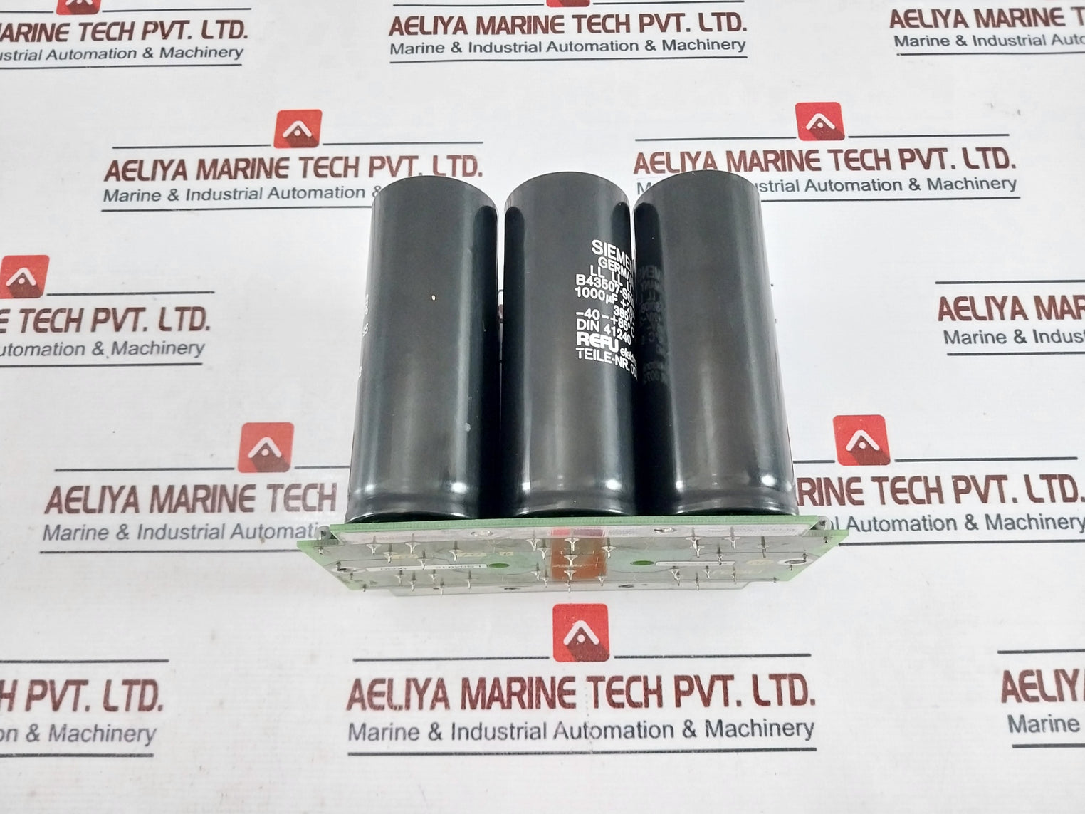 Refu Elektronik/ Siemens KP9134.1.01 PC Capacitor Board B43507-S0108-M2 100µf