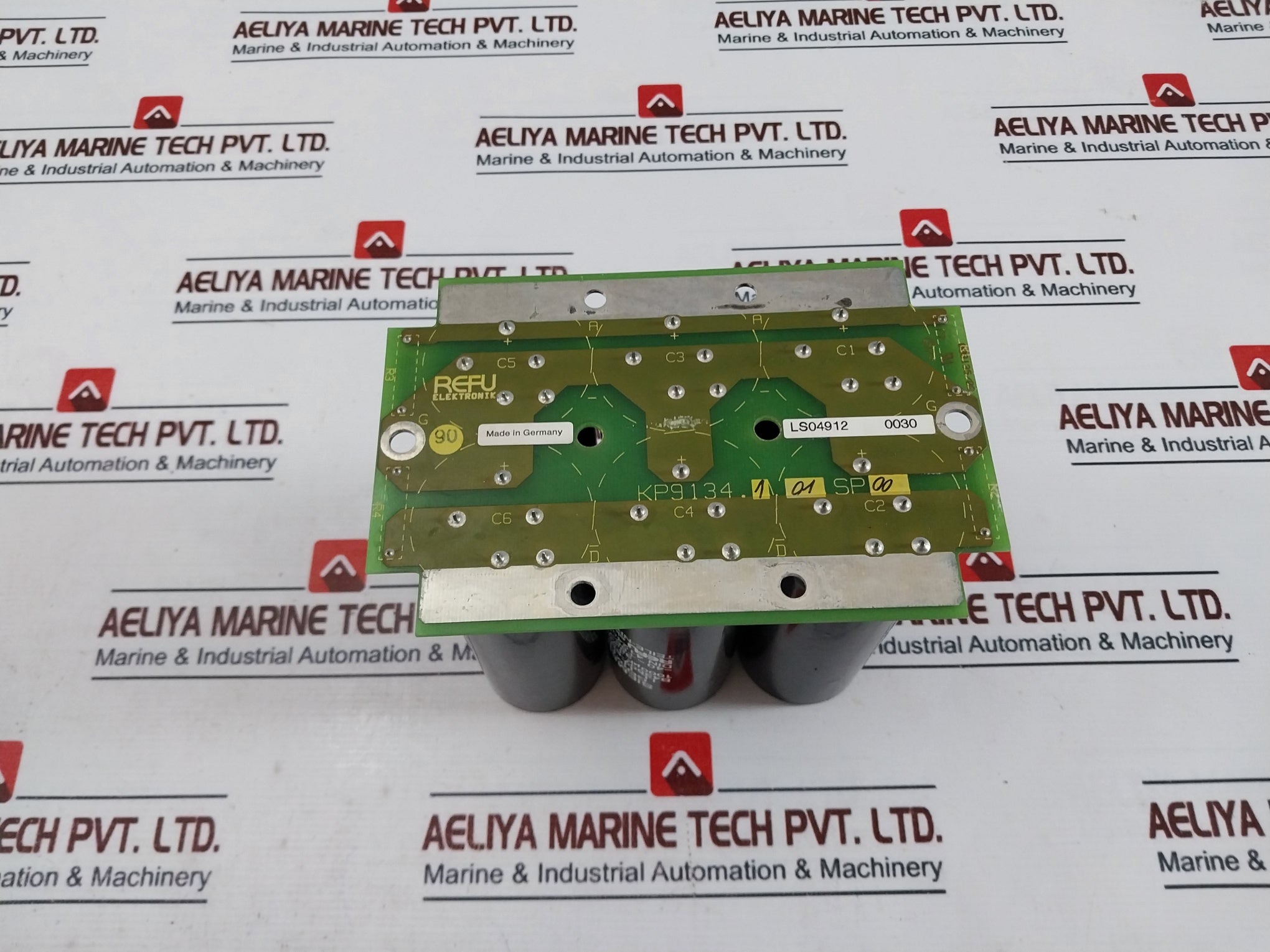 Refu Elektronik/ Siemens KP9134.1.01 PC Capacitor Board B43507-S0108-M2 100µf