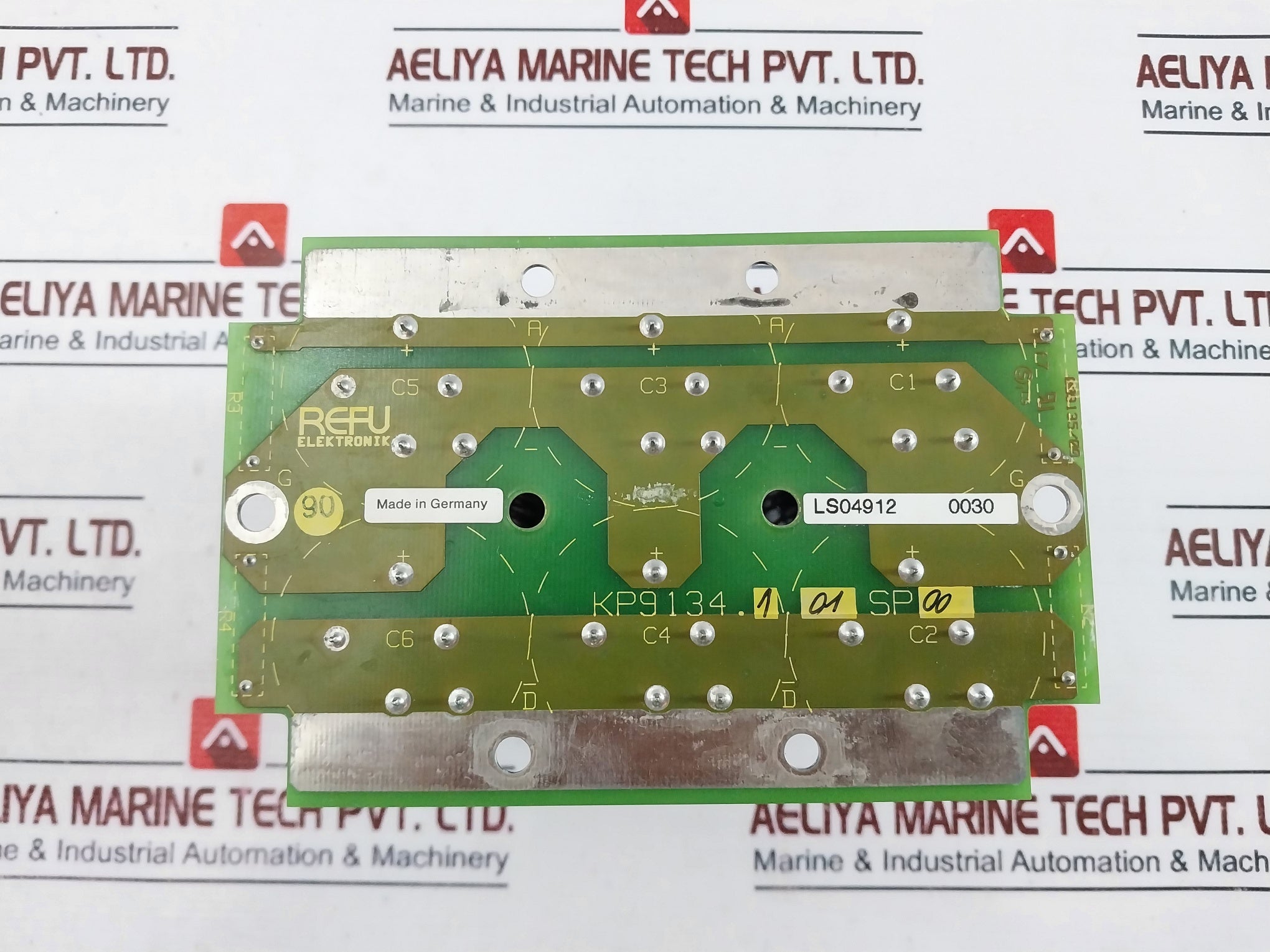 Refu Elektronik/ Siemens KP9134.1.01 PC Capacitor Board B43507-S0108-M2 100µf