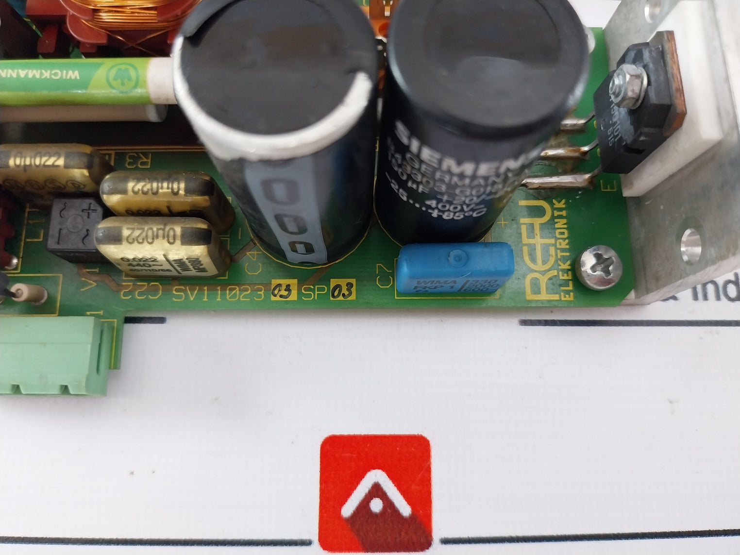 Refu Elektronik Sv1102303Sp03 Printed Circuit Board