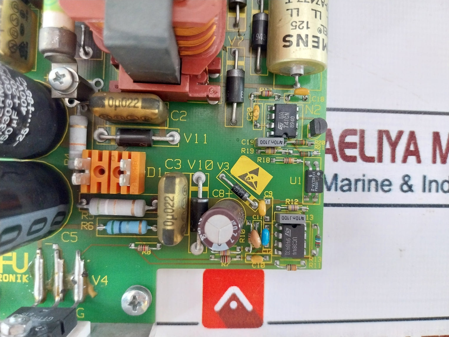 Refu Elektronik Sv1102303Sp03 Printed Circuit Board