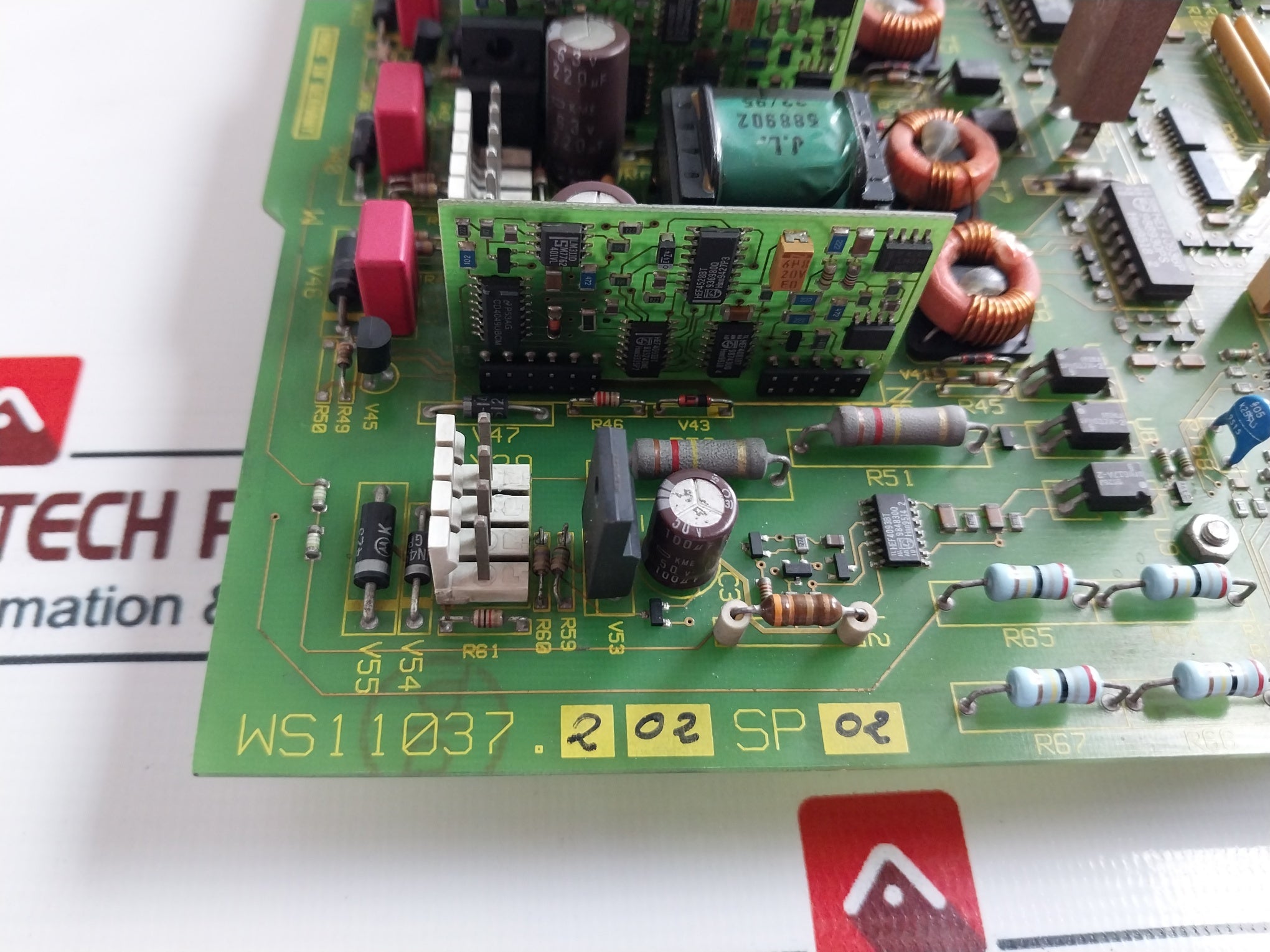 Refu Elektronik Ws11037.202 Sp02 Printed Circuit Board Ls7440 0018
