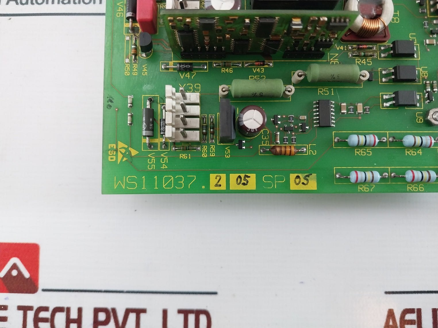 Refu Elektronik Ws11037.205 Sp05 Printed Circuit Board