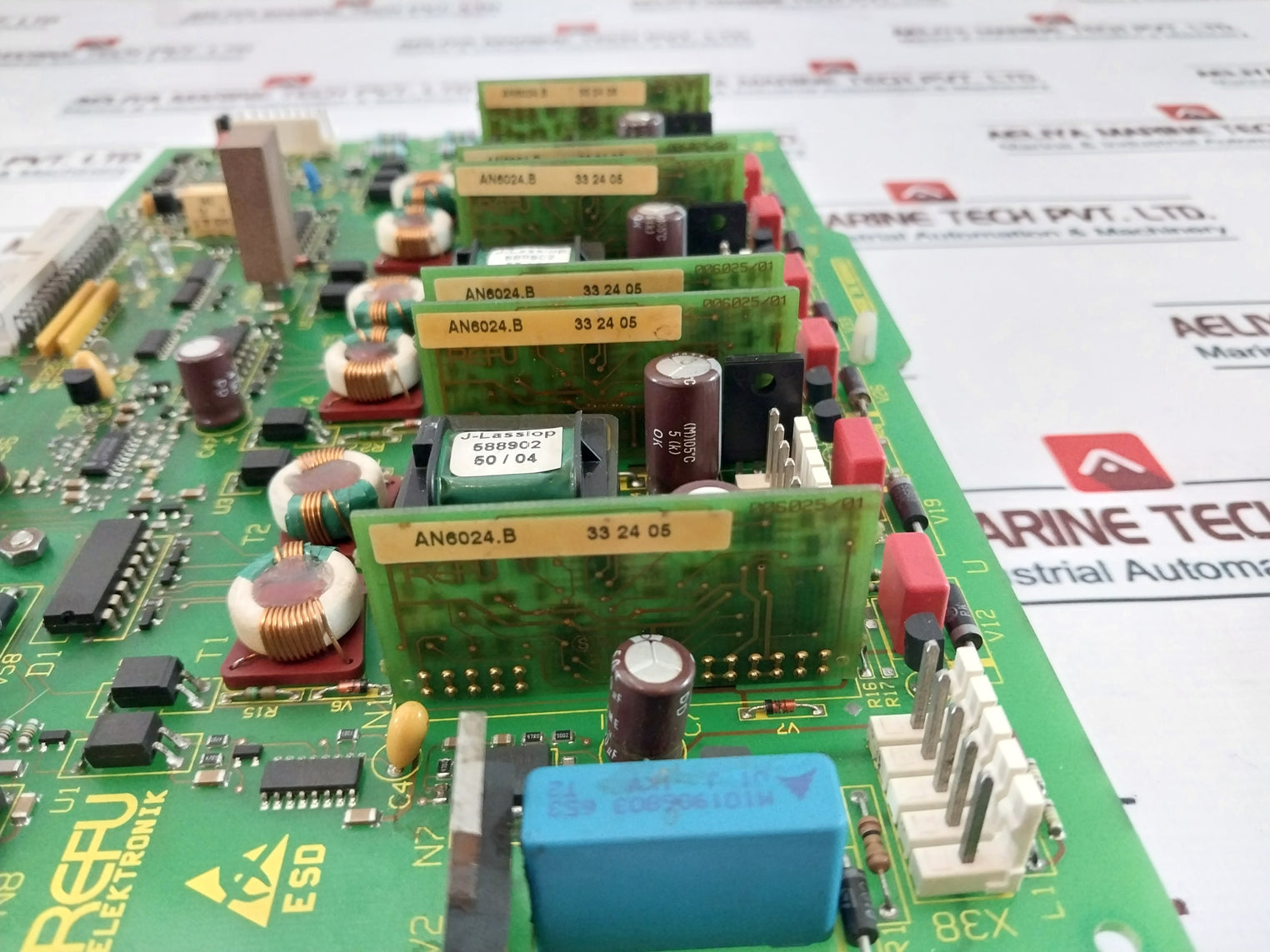 Refu Elektronik Ws11037.205 Sp05 Printed Circuit Board