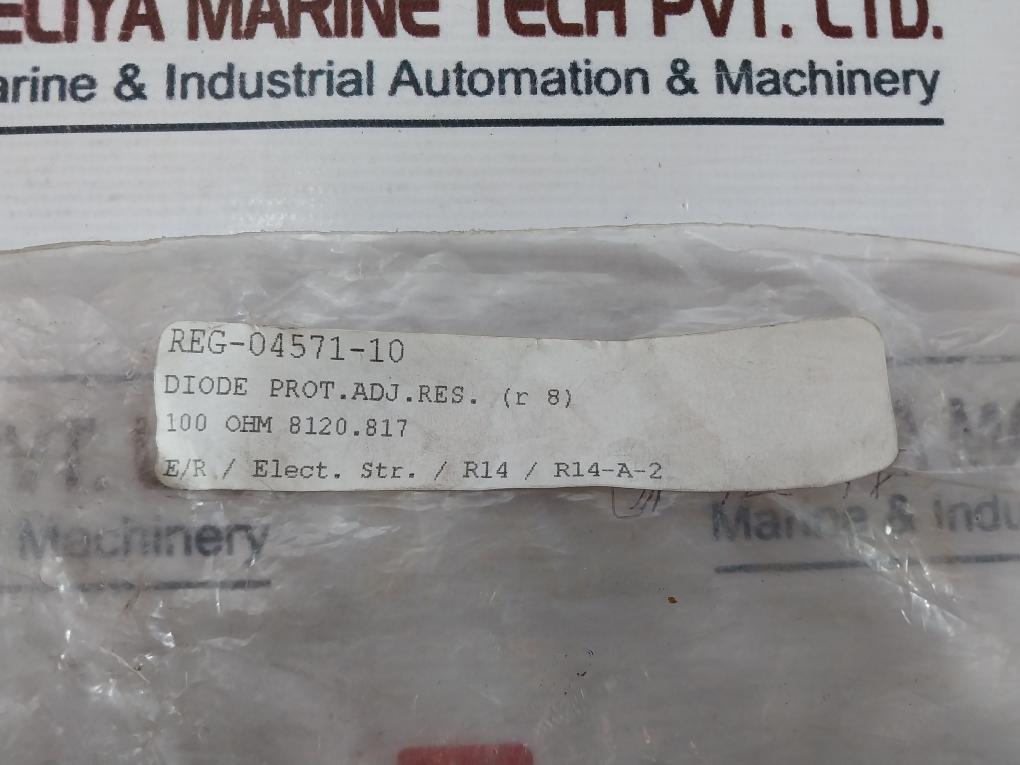 Reg-04571-10 8120.817 Wire Wound Resistor 100 Ohm 100W