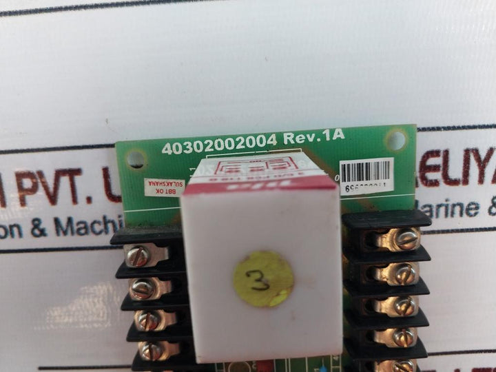 Relay Board 40302002004 Rev: 1A