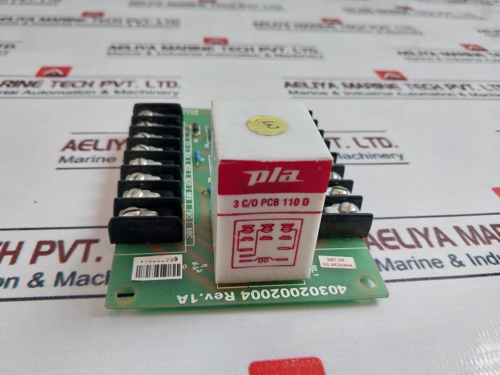 Relay Board 40302002004 Rev: 1A