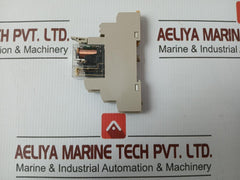 Lot Of 2X Din-rail Mount Relay With Socket 5A 250Vac Omron G2R-2-sn-ap3