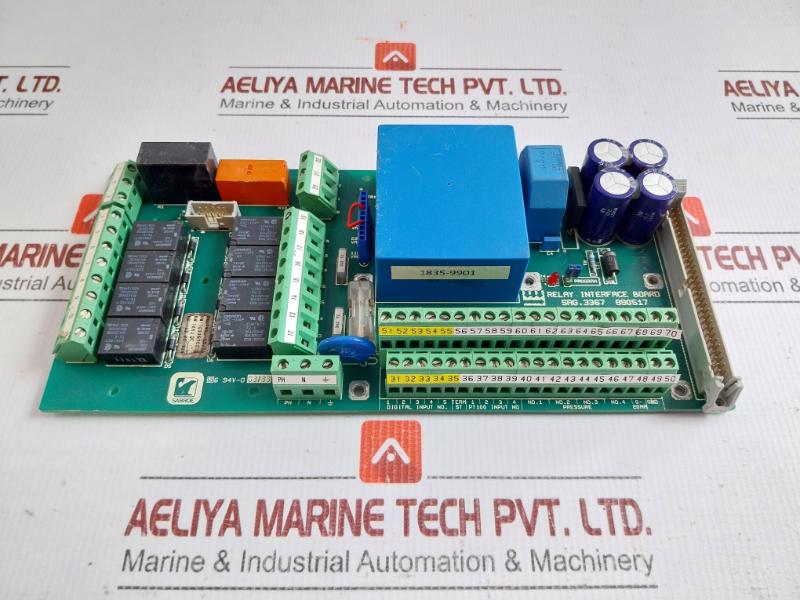 Relay Interface Board 20Ma Digital Input No Pt100 Sabroe Sag. 3367 890517