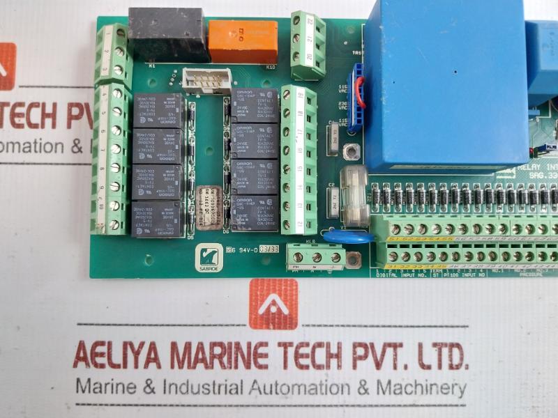 Relay Interface Board 20Ma Digital Input No Pt100 Sabroe Sag. 3367 890517