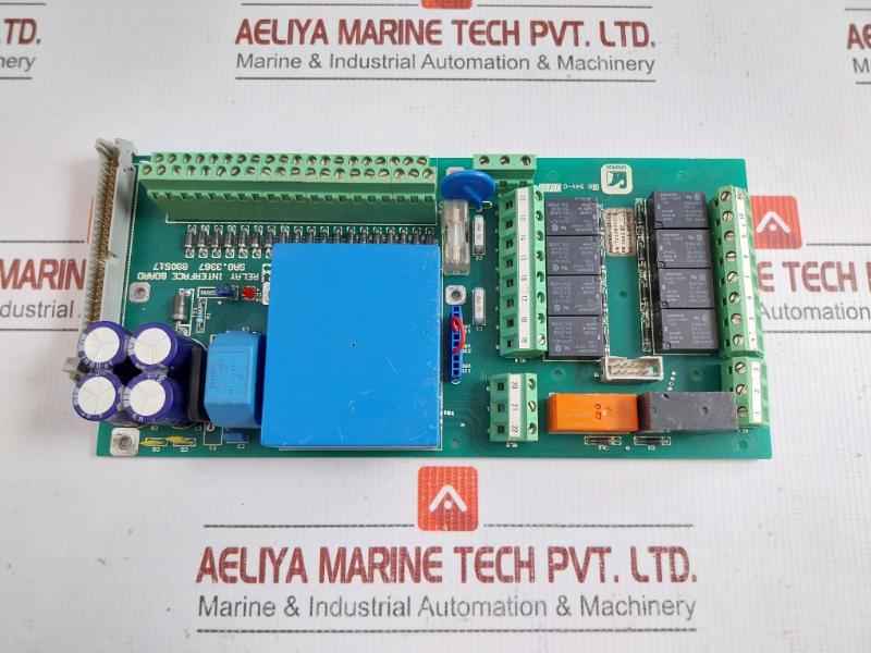 Relay Interface Board 20Ma Digital Input No Pt100 Sabroe Sag. 3367 890517