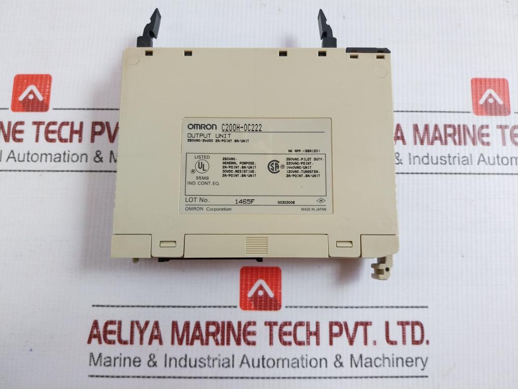 Relay Output Unit 250Vac/24Vdc Omron C200H-oc222