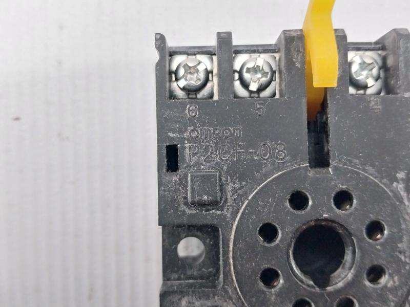 Lot Of 2X Relay Socket 10A 250Vac Omron P2Cf-08