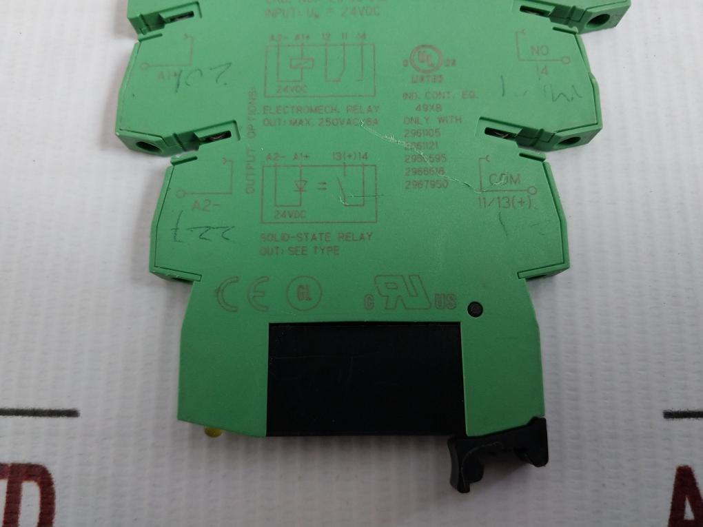 Relay Socket 24V Dc part no Plc-bsc-24Dc/21 2966016 Phoenix Contact