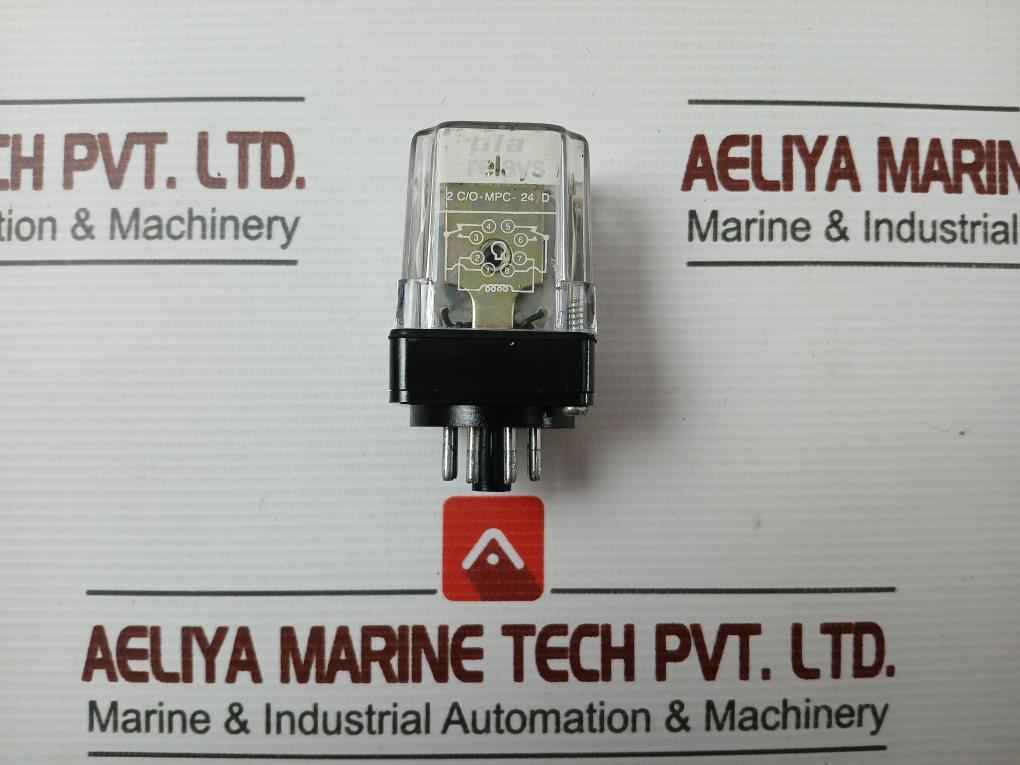 Relay With Base Pla 2 C/O-mpc-24 D 24Vdc