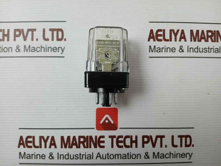 Relay With Base Pla 2 C/O-mpc-24 D 24Vdc