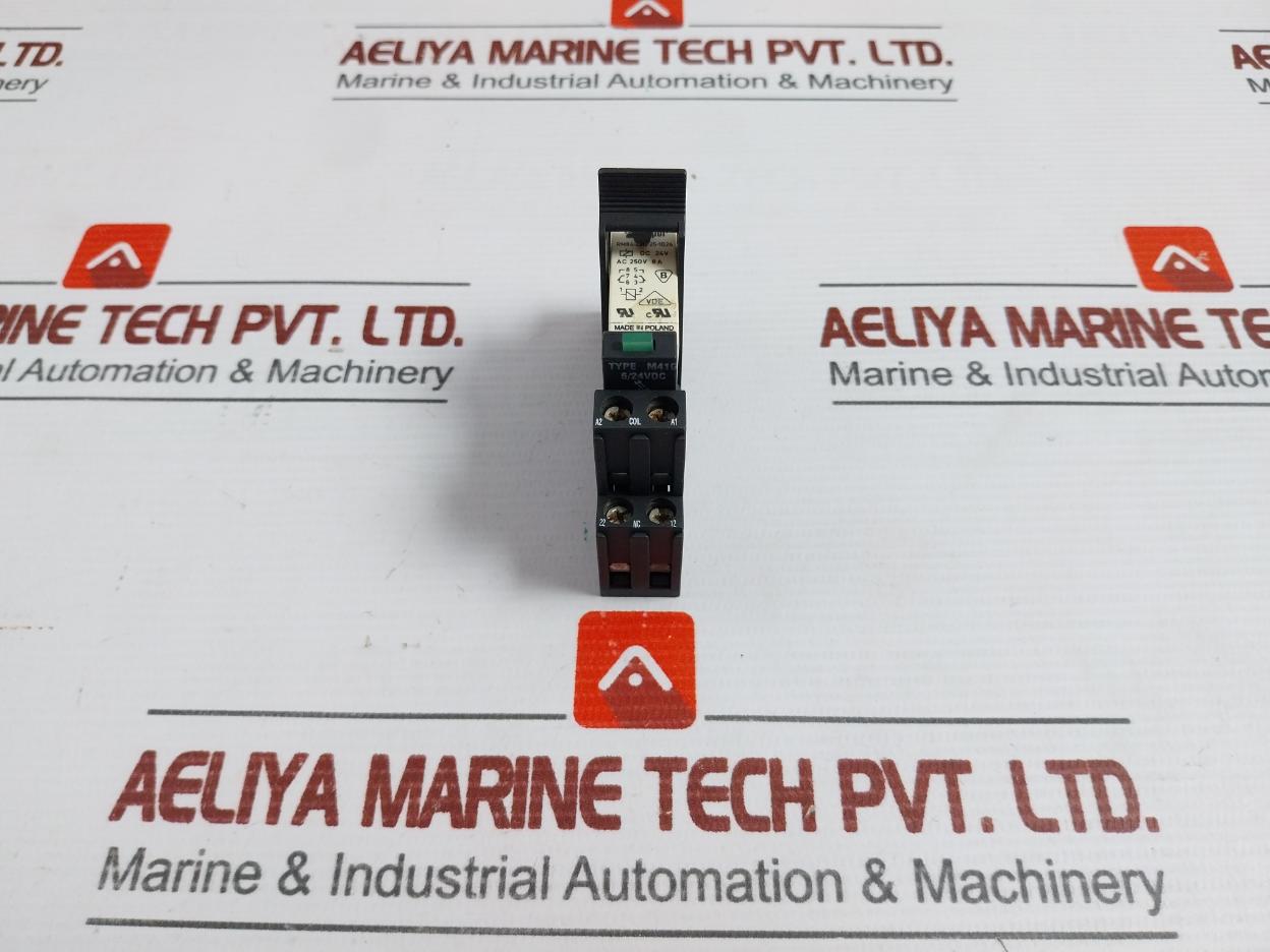 Relay With Socket Rm84-2312-25-1024 Brand Relpol 8A 250Vac