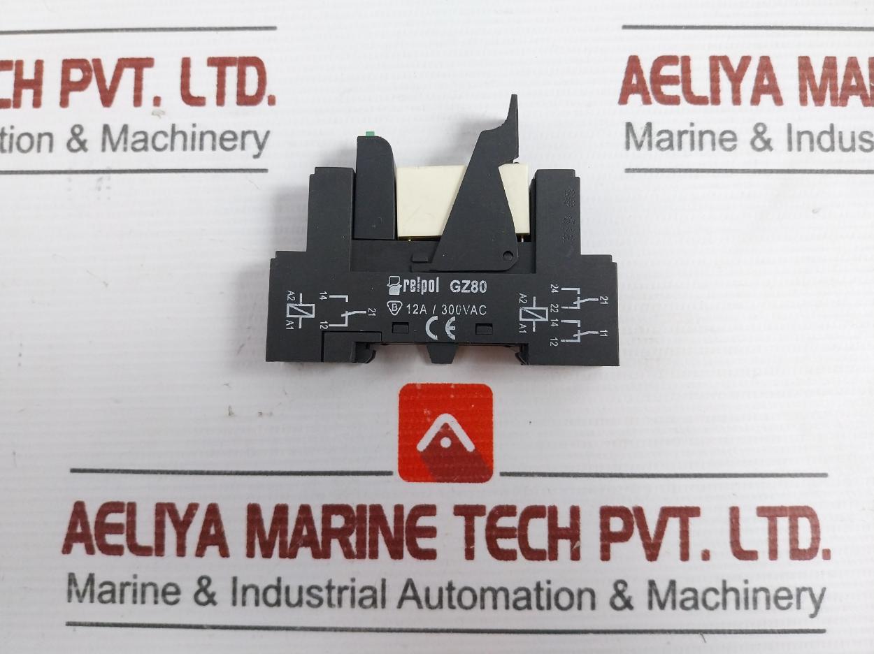 Relay With Socket Rm84-2312-25-1024 Brand Relpol 8A 250Vac