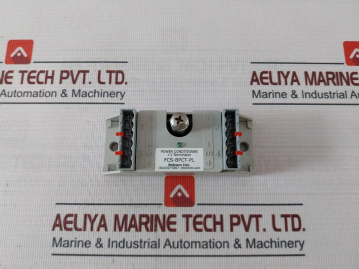 Relcom Fcs-bpct-pl Power Conditioner +1 Terminator Rev.F1 24Vdc