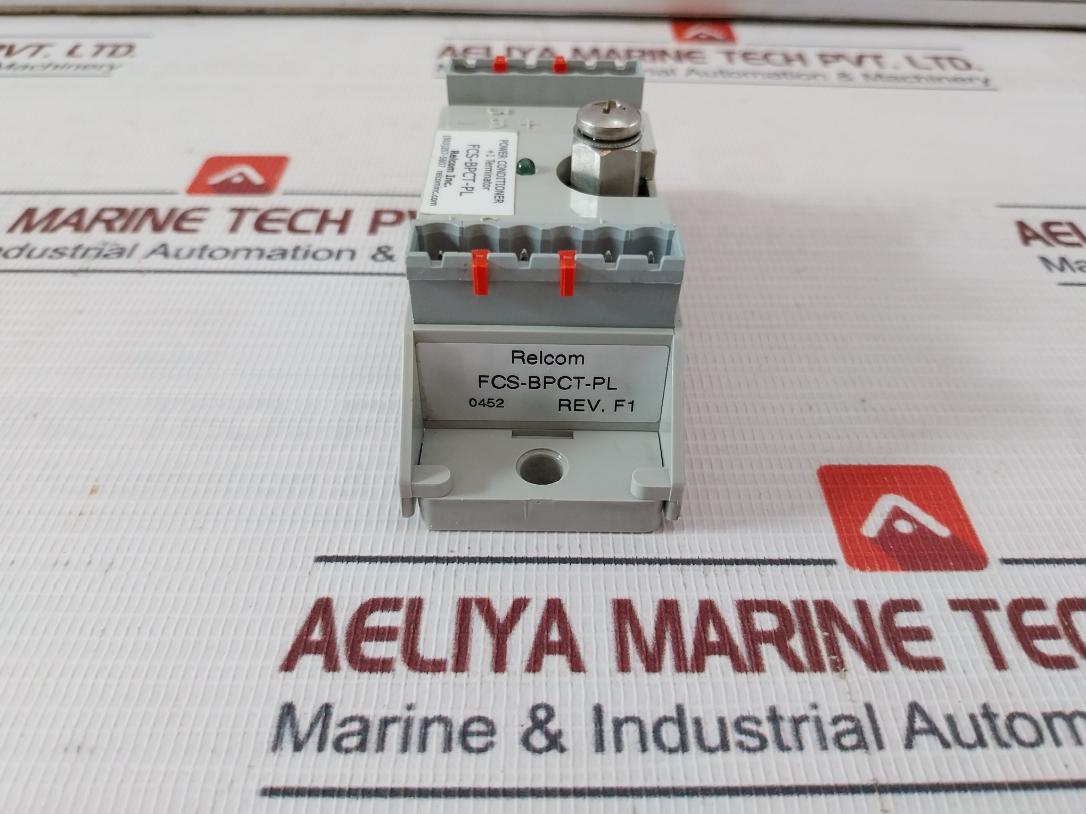 Relcom Fcs-bpct-pl Power Conditioner +1 Terminator Rev.F1 24Vdc