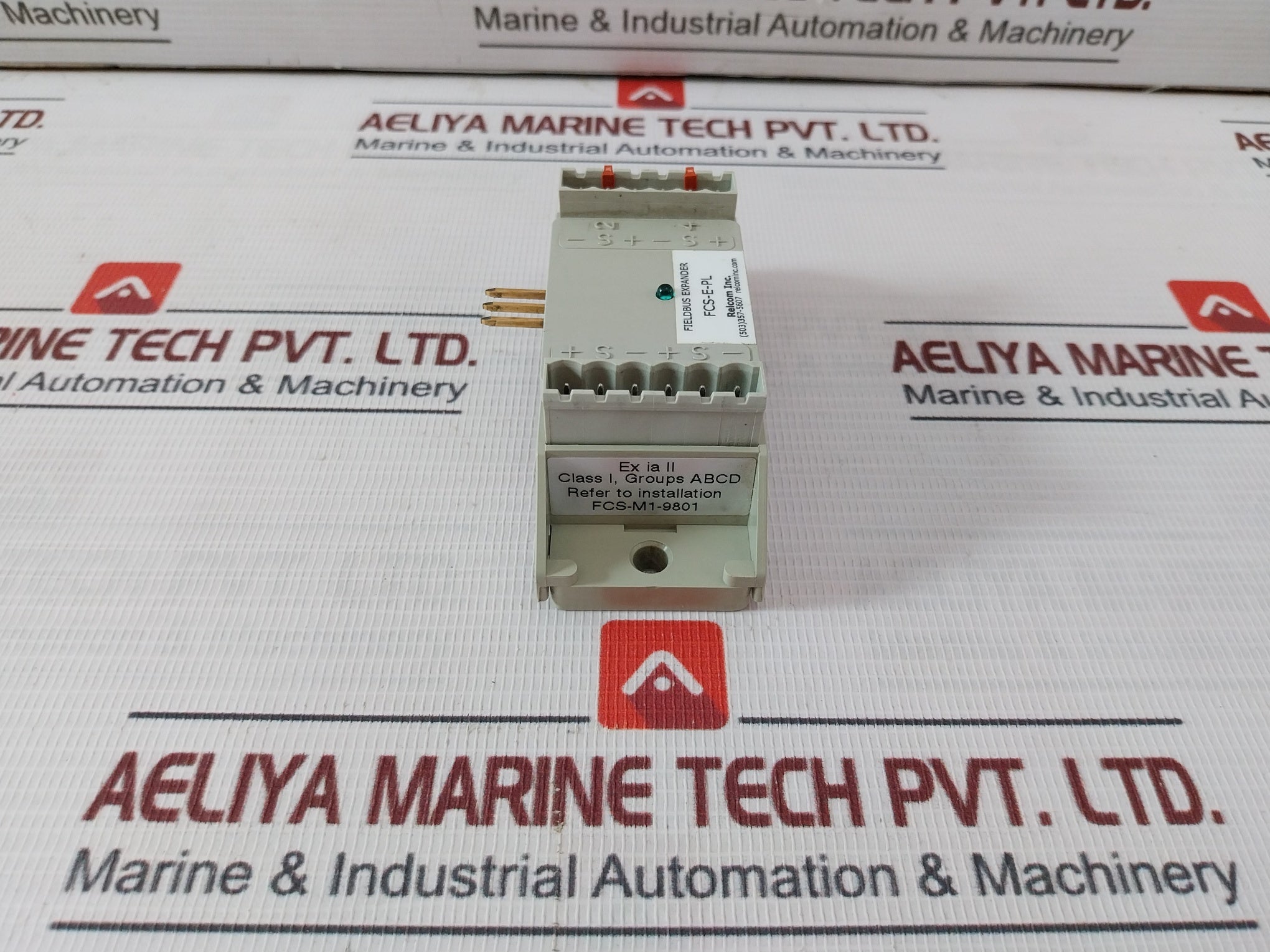Relcom Fcs-e-pl Fieldbus Expander Fcs-m1-9801