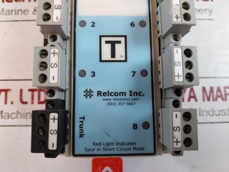 Relcom Inc.trunk F253 Short Circuit Current Limit 40ma Per Spur